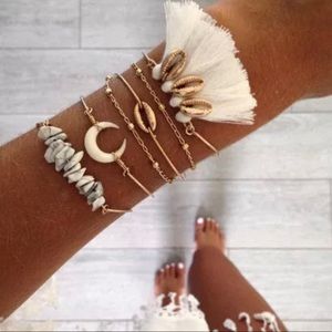 Boho Summer Bracelet 6 pc Set